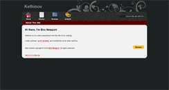 Desktop Screenshot of kethinov.com